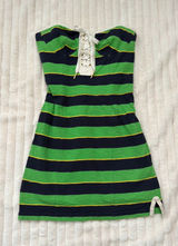 Juicy Couture Y2K Sporty Strapless Bustier Top Dress Sz Sm Photo 0
