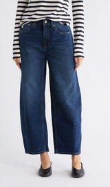 NWOT Seven7 Relaxed Fit High Waist Pieced Barrel Jeans in Canyon Size 12 Photo 0