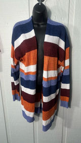 Ecowish Women’s Multicolored Cardigan Sweater Size XL EUC Photo 0