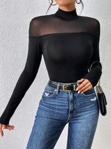 Black lace top Photo 0