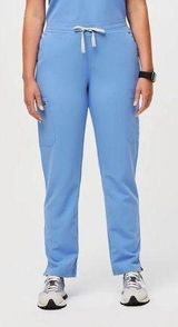 FIGS Yola Skinny Scrub Pant Ceil Blue XS Nurse MD PA PT Healthcare Hospital Photo 0