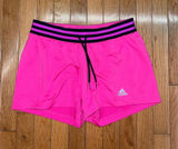 Pink & Black Adidas Athletic Shorts Photo 0