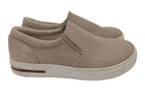 Birkenstock Oswego Sandcastle Beige Canvas Suede Slip On Sneakers Women 36 5 5.5 Photo 0