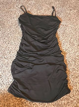 Yissang‎ Ruched Bodycon Dress Sleeveless Cocktail Party Dress XL Photo 0