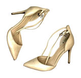 Wild Diva Lounge Pointed Toe Strappy Beige Nude Sandal Women’s Size 8 Heel Photo 0
