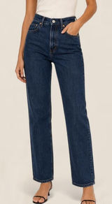 Reformation Pamela Ultra High Rise Straight Leg Jeans Wallis Wash Size 25 NWT Photo 0