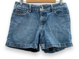 Vintage Tommy Hilfiger Medium Wash High Rise Denim Shorts Sz‎ 8 Photo 0