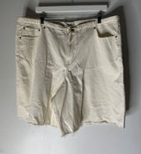 Abercrombie & Fitch curve love Jort mid Rise Jort white raw hem size 34 women Photo 0