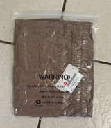 NWT XL TARSE Coffee Linen Wide Leg Palazzo Harem Pants with Pockets. Photo 0