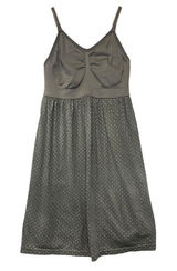 Motherhood Maternity Gray Polka Dot‎ Nursing Chemise Nightgown Size Large L Photo 0