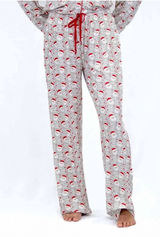 The Royal Standard Santa Pajama Pants XL Christmas Santa Ho Ho Ho Sleep Bottoms Photo 0