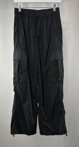 Offline by aerie Cargo Baggy Track Pants in Black Size XS Photo 0