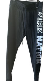 PINK Victoria's Secret Charcoal Leggings with Logo Photo 0