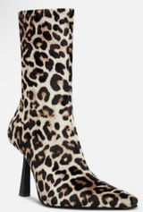 Steve Madden Vakay Boot In Leopard Velvet Women's Size 9 New Animal Print Photo 0