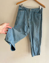 Vintage bill Blass high waisted denim capris Photo 0