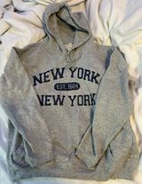 New York Hoodie Gray Size L Photo 0