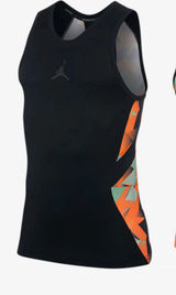 Air Jordan Women's Medium Stay Cool Compression Tank Retro 7 Jumpman Geometric Photo 0