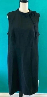Eloquii black tie neck dress in size 16 Photo 0