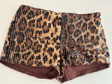 sequin cheetah shorts Photo 0