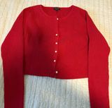 Red Cardigan Size L Photo 0