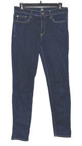 GAP True‎ Skinny Dark Indigo Wash Mid Rise Stretch Denim Jeans Womens Size 6 R Photo 0