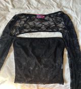 Edikted Black Crop Top Photo 0