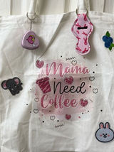Handmade‎ Mama needs coffee tote bag Photo 0