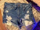 American Eagle Distressed Shorts size 12 Photo 0