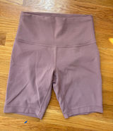 Lululemon Align High-Rise Short 8" Mauve Pink Nulu Yoga Biker Shorts Size 6 Photo 0