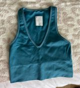 Aurora Seamless Crop Rib Tank Photo 0
