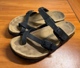 Cushionare Luna Womens Strappy Slip on Sandal Adjustable W8 Photo 0