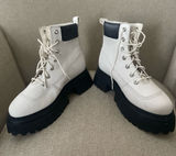 Timberland Combat Boots; Round Toe Boot; S53, Sz 9 Photo 0