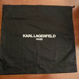 NEW Karl Lagerfeld Paris Black Dust Protection Bags for Handbags 20" x 19" Photo 0
