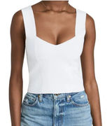 A.L.C. Jordana Knit Sleeveless Top White X-Small NEW NWT Photo 0
