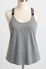 Nike Racerback Tank Gray Athleisure Gym Y2K Sporty Minimalist‎ L Photo 0