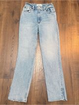 Abercrombie & Fitch The‎ 90s Straight ultra High Rise Curve Love Boot Cut 26 Photo 0