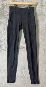 Lululemon Speed Up Tight 28" Power Luxtreme Knit Black Heathered Black Size 4 Photo 0