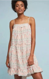 Anthropologie Saturday Sunday Cynthia Tiered Dress Size Medium Photo 0