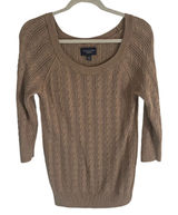 American Eagle Outfitters VTG Y2k Large Brown Sweater Coquette School Academia Photo 0