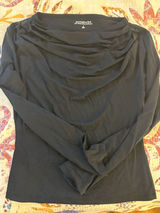 A&F cowl neck black Top Photo 0