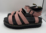 Dr. Martens Womens Sz 10 Blaire‎ Flatform Peach Pink Leather Sandals New Photo 0