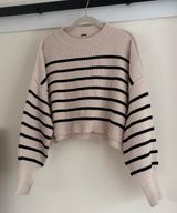 Free People Crop Easy Street Sweater striped Photo 0