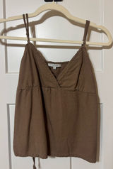 Brown, short sleeve top Brown Size M Photo 0