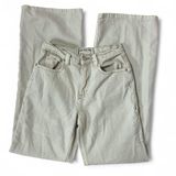 We The Free People Tinsley Baggy Cream‎ Carpenter Jeans Wide Leg Utility Pocket Photo 0