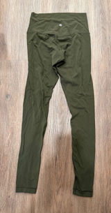 Lululemon Align High-Rise Leggings Dark Olive Green Nulu Yoga Pants Size 6 28" Photo 0