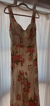 Reformation Floral Print Maxi Dress With Built In Bra Photo 0