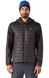 Patagonia Nano Puff Hoody Jacket Black Insulated Outdoor Gorpcore Womens Small Photo 0