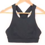 Lululemon‎ Invigorate High Neck Sports Bra Womens Size 6 Black Yoga Activewear Photo 0