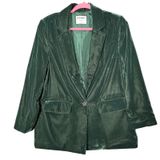 Velvet Blazer Emerald Green Womens MP Holiday‎ Party Whimsigoth Festive Evening Photo 0