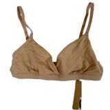 Skims Fits‎ Everybody Crossover Bralette XS Clay Tan Wireless Mesh Soft New Photo 0